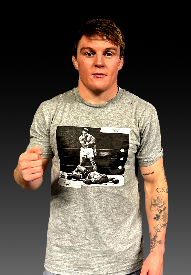 Grey Muhammad Ali X Sonny Liston II T-Shirt