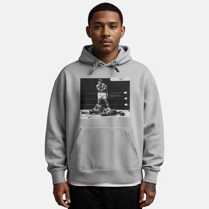 Grey Muhammad Ali X Sonny Liston Hoodie