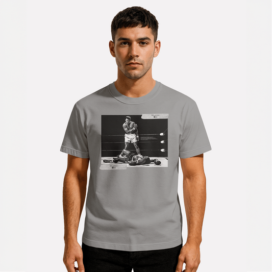 Grey Muhammad Ali X Sonny Liston II T-Shirt