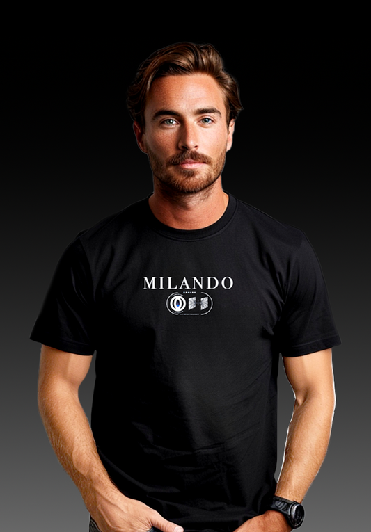 Milando Luxury Black T-Shirt