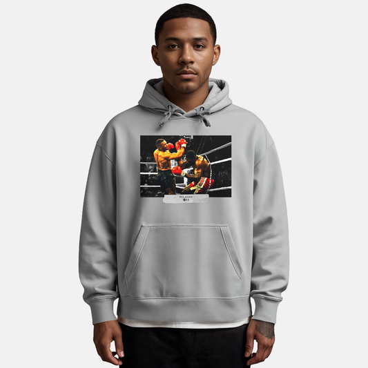 Grey Mike Tyson X Frank Bruno Hoodie