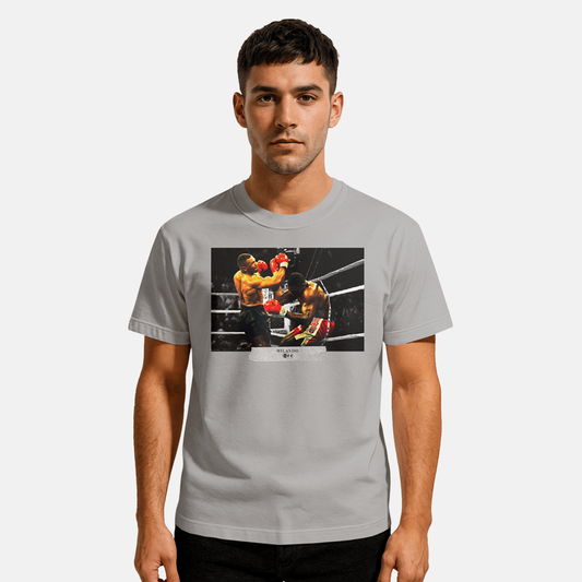 Grey Mike Tyson X Frank Bruno T-Shirt