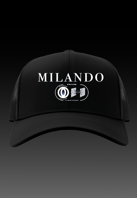 Milando Logo Black Cap