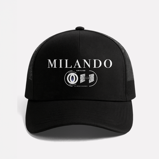 Milando Logo Black Cap