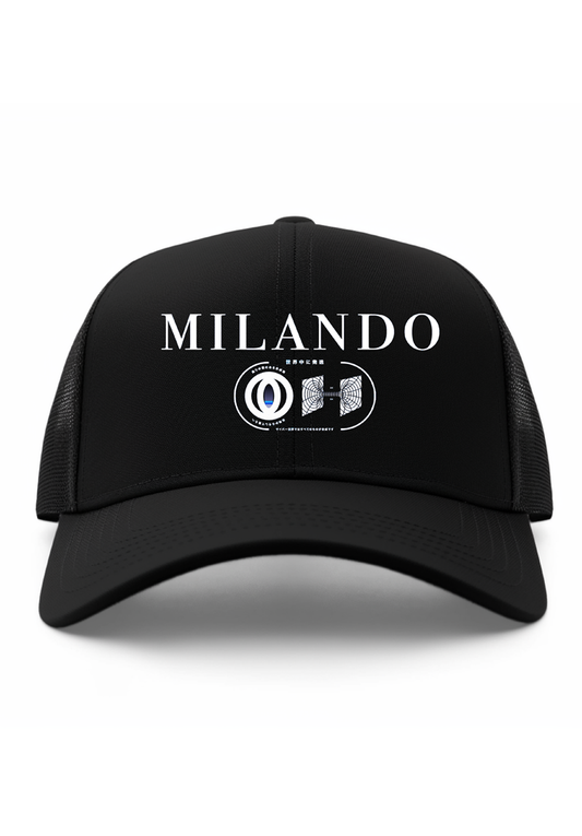 MENS BLACK MILANDO CAP