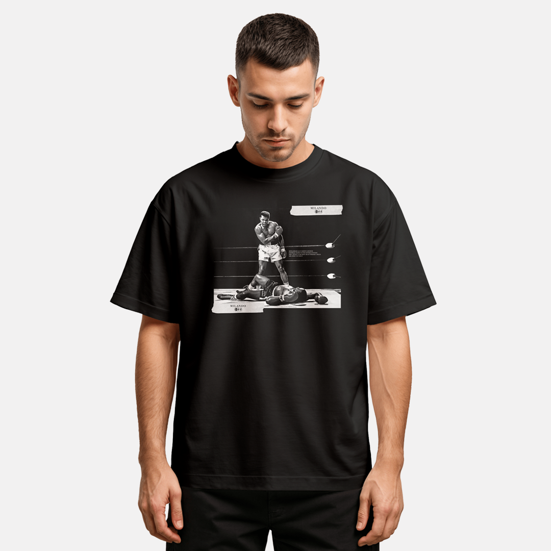 Black Muhammad Ali x Sonny Liston T-Shirt