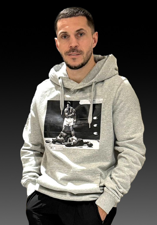 Grey Muhammad Ali X Sonny Liston Hoodie